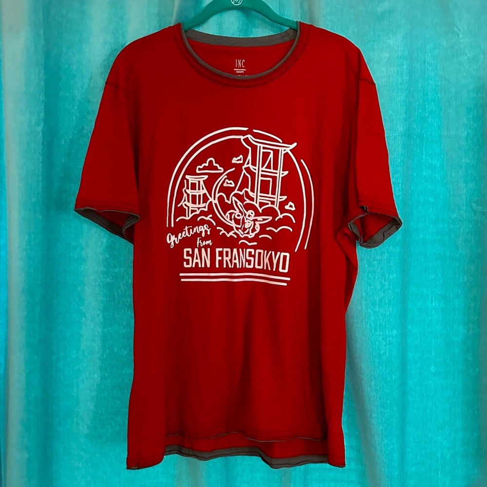 Disney Big Hero 6 San Fransokyo T Shirt Size XL